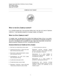 Microsoft Word - Civil Complex Center Fact Sheet Oct 2007_1