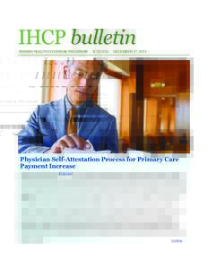 IHCP bulletin INDIANA HEALTH COVERAGE PROGRAMS BT201255  DECEMBER 27, 2012