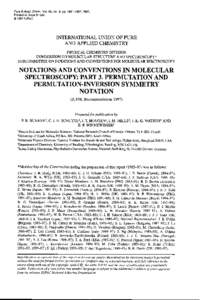 Pure & Appl. Chern., Vol. 69, No. 8, pp, Printed in Great Britain. Q 1997 IUPAC  INTERNATIONAL UNION OF PURE