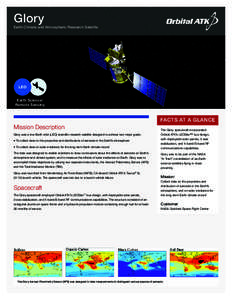Glory  Earth Climate and Atmospheric Research Satellite LEO Earth Science/