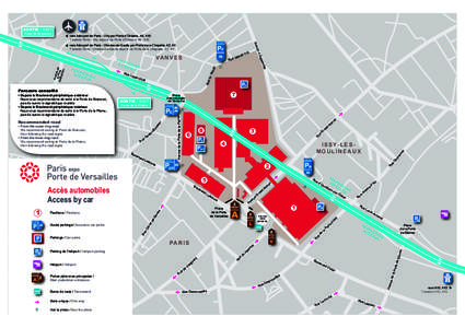 SORTIE / EXIT vers Aéroport de Paris - Orly par Porte d’Orléans, A6, A10 Towards Paris - Orly airport via Porte d’Orléans, A6, A10 in