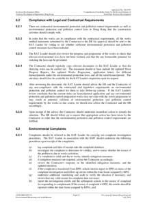 Agreement No. CE32/99 Comprehensive Feasibility Study for the Revised Scheme of South East Kowloon Development Kowloon Development Office Territory Development Department, Hong Kong