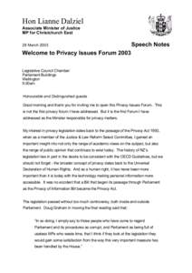 Data privacy / Law / Human rights / Identity management / Internet privacy / Information privacy / Medical privacy / Data Protection Directive / The right to privacy in New Zealand / Privacy law / Ethics / Privacy