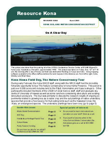 Resource Kona RESOURCE KONA March[removed]KONA SOIL AND WATER CONSERVATION DISTRICT