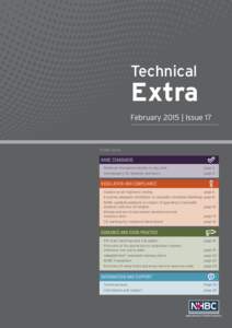 Technical  Extra February 2015 | Issue 17  In this issue: