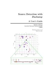 Source Detection with Duchamp A User’s Guide Matthew Whiting Australia Telescope National Facility CSIRO