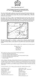 Notice of Public Open House No. 2 Class Environmental Assessment & Transportation Study For County Transportation Network in the General Area of the Peterborough Airport The County of Peterborough has undertaken an Envir