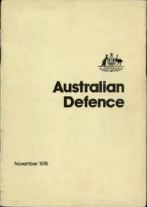 AUSTRALIA,,*  Australian Defence  November 1976