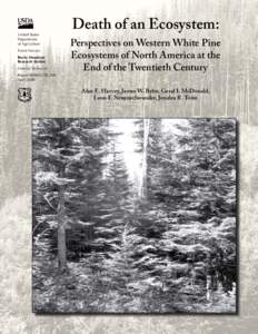 Death of an ecosystem: perspectives on western white pine ecosystems of North America at the end of the twentieth century