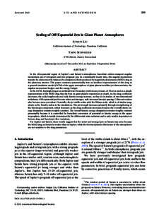 Aerodynamics / Oceanography / Physical oceanography / Celestial mechanics / Magnetohydrodynamics / Rossby wave / Turbulence / Global climate model / Viscosity / Physics / Fluid dynamics / Atmospheric sciences