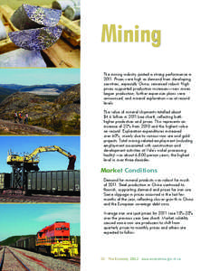 Economic geology / Geography of Australia / Hamersley Range / Iron mining / Iron ore / Ore / Uranium mining / Economy of Western Australia / National Mineral Development Corporation / Pilbara / States and territories of Australia / Mining