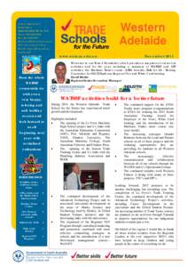 Western Adelaide Trade School for the Future Newsletter December 2011