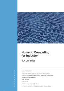 Numeric Computing for Industry ILNumerics 2