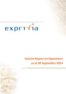 Relazione Gruppo Exprivia al 30 settembre 2014 per traduzione_ing DEFINITIVA