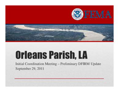 Preparations for Hurricane Katrina / Emergency management / Federal Emergency Management Agency / Public safety / Levee failures in Greater New Orleans / Civil engineering and infrastructure repair in New Orleans after Hurricane Katrina / United States Army Corps of Engineers / United States Department of Defense / Hurricane Katrina