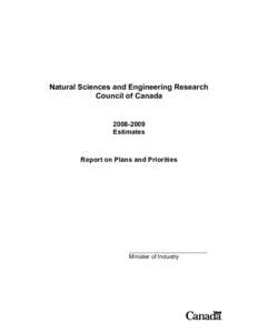 Government / Research / Suzanne Fortier / UK Research Councils / Canada / Industry Canada / Canadian Pollination Initiative / Canadian university scientific research organizations / Higher education in Canada / Natural Resources Canada / Natural Sciences and Engineering Research Council
