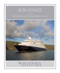 BON VOYAGE EXCEPTIONAL GIFTS FOR EXTRAORDINARY GUESTS Wines & Champagne  Gifts