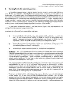 Earth / Environmental impact assessment / Environmental impact statement / Clean Water Act / Eagle mine project / Oregon Department of Geology and Mineral Industries / Impact assessment / Environment / Prediction