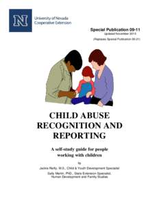 Child abuse recognition and reporting: A self-study guide for people working with children