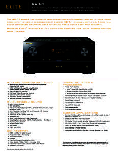 Audio codecs / Technology / Consumer electronics / High-definition television / High-end audio / HDMI / THX / DTS / Dolby Digital / Electronics / Surround sound / Electronic engineering