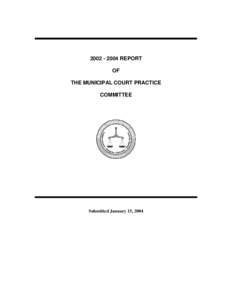 Microsoft Word - Municipal Court Practice.doc