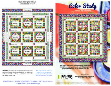 COLOR STUDY QUILT COOL COLLAGE QUILTDIAGRAM DIAGRAM