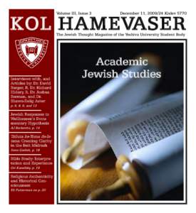 KHM Academic Jewish Studies (III-3)