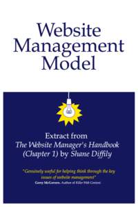 The Website Manager's Handbook, Chapter 1