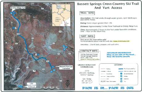 Basset Springs Cross-Country Ski Trail and Yurt Access