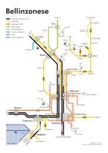 Bellinzonese Olivone Linee ferroviarie FFS / TILO  Thusis/Coira