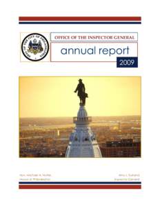 OFFICE OF THE INSPECTOR GENERAL  annual reportg. G. Widmer