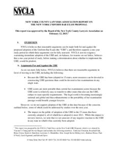 Microsoft Word - NYCLA UBE Report FINAL