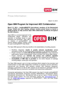 Microsoft Word - Open BIM Joint Announcement-final.docx