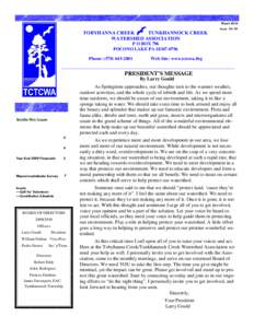 TCTCWA[removed]Newsletter