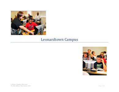 Leonardtown Campus  College of Southern Maryland Facilities Master Plan January[removed]Page 3. 61