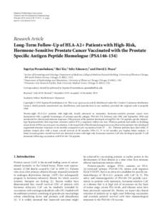 Hindawi Publishing Corporation Clinical and Developmental Immunology Volume 2010, Article ID[removed], 11 pages doi:[removed][removed]Research Article