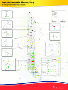 North-South Corridor Planning Study Existing Intersection Operations Medical Center Metro  EA