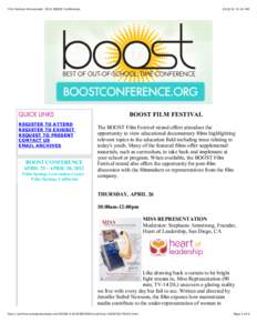 Film Festival Announced[removed]BOOST Conference[removed]:52 AM BOOST FILM FESTIVAL REGISTER TO ATTEND