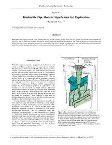 Ore Deposits and Exploration Technology _________________________________________________________________________________________ Paper 46