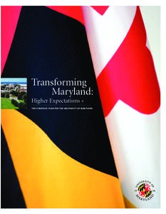 Transforming Maryland: Higher Expectations » The Strategic Plan for the University of Maryland