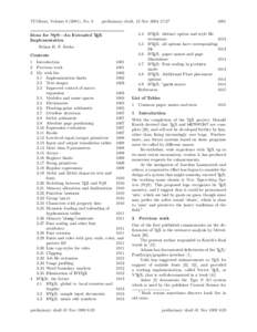 TUGboat, Volume), No. 0  preliminary draft, 12 Nov:LATEX: distinct option and style file