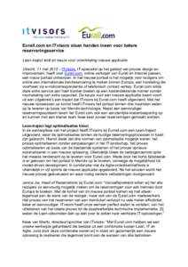 Microsoft Word - 051115_Eurail en ITvisors slaan handen ineen voor betere reserveringsservice