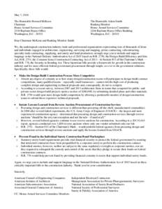 May 7, 2014 The Honorable Howard McKeon Chairman House Armed Services Committee 2310 Rayburn House Office Washington, D.C[removed]