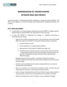 Microsoft Word - AV MOU Template for Ag Input Activities