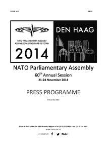 122 PR 14 E  PRESS NATO Parliamentary Assembly th