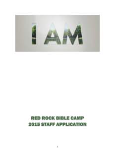1  Red Rock Bible Camp General Information Steinbach Office Information [removed]