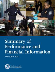 Summary of Performance and Financial Information Fiscal Year 2012  About This Report