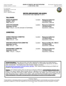 Sacramento /  California / Rulemaking / Geography of California / Politics of the United States / United States administrative law / Government / Public comment