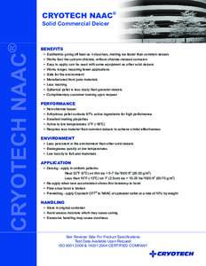 CRYOTECH NAAC®  CRYOTECH NAAC ®