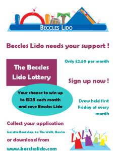 Beccles Lido Lottery Poster(2)